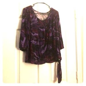 💥2/$10🌸a.n.a brand floral blouse🌸💥